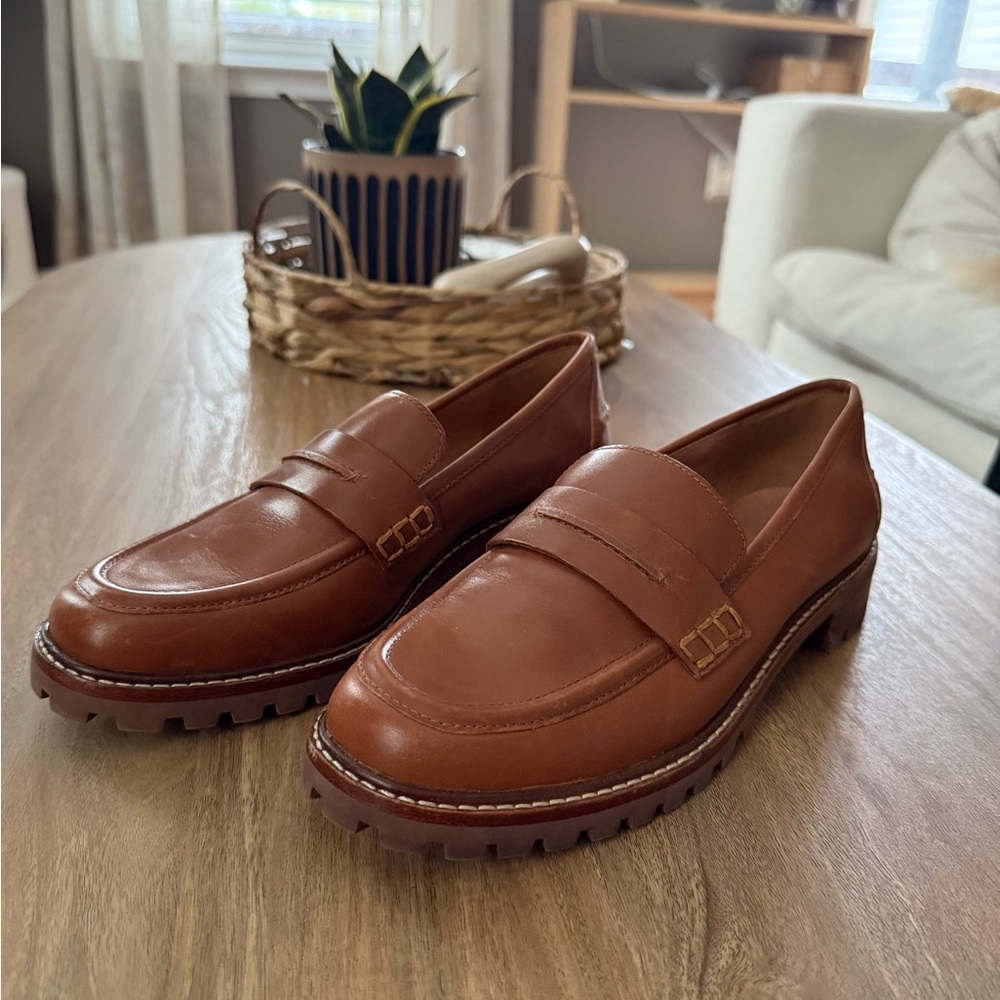 NWOT Madewell Corrine Lugsole Loafer Size 6 - Picture 2 of 6